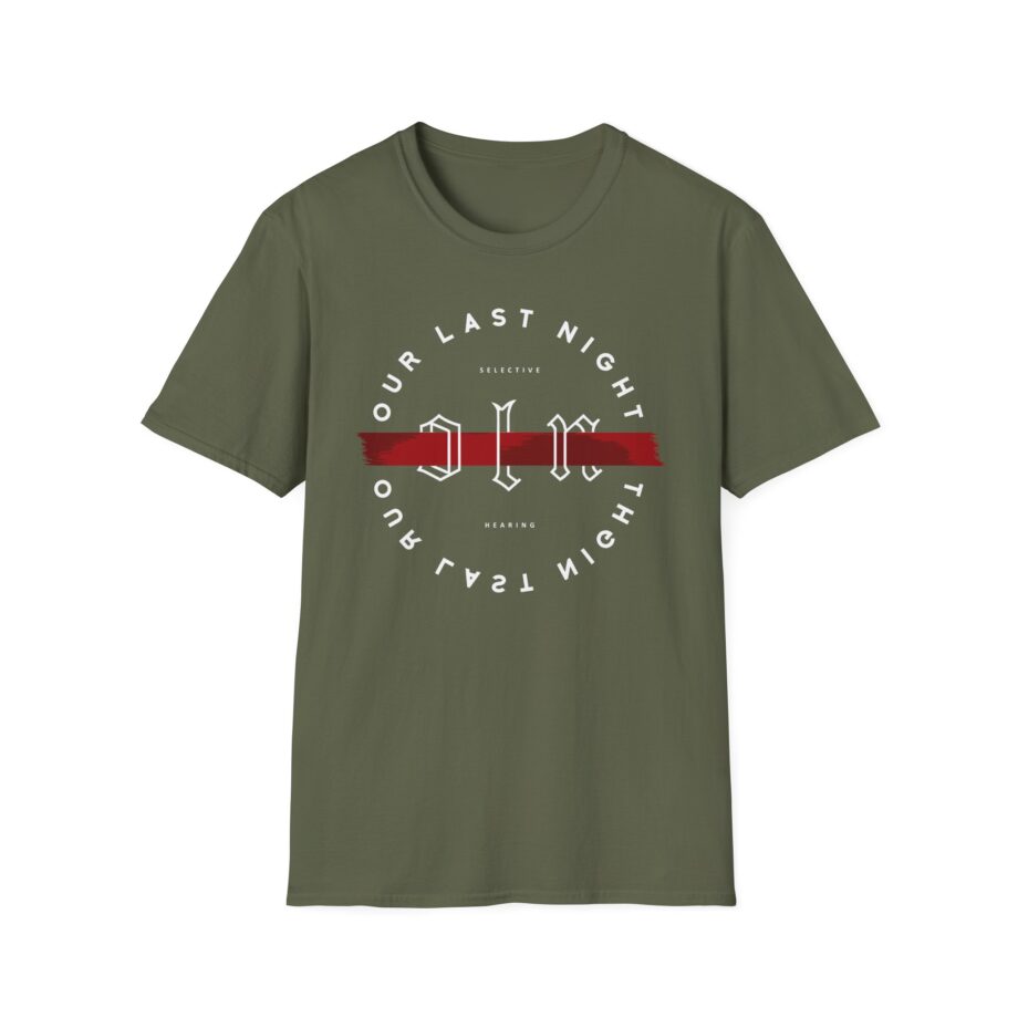 Our Last Night Strikethrough Unisex Softstyle T-shirt