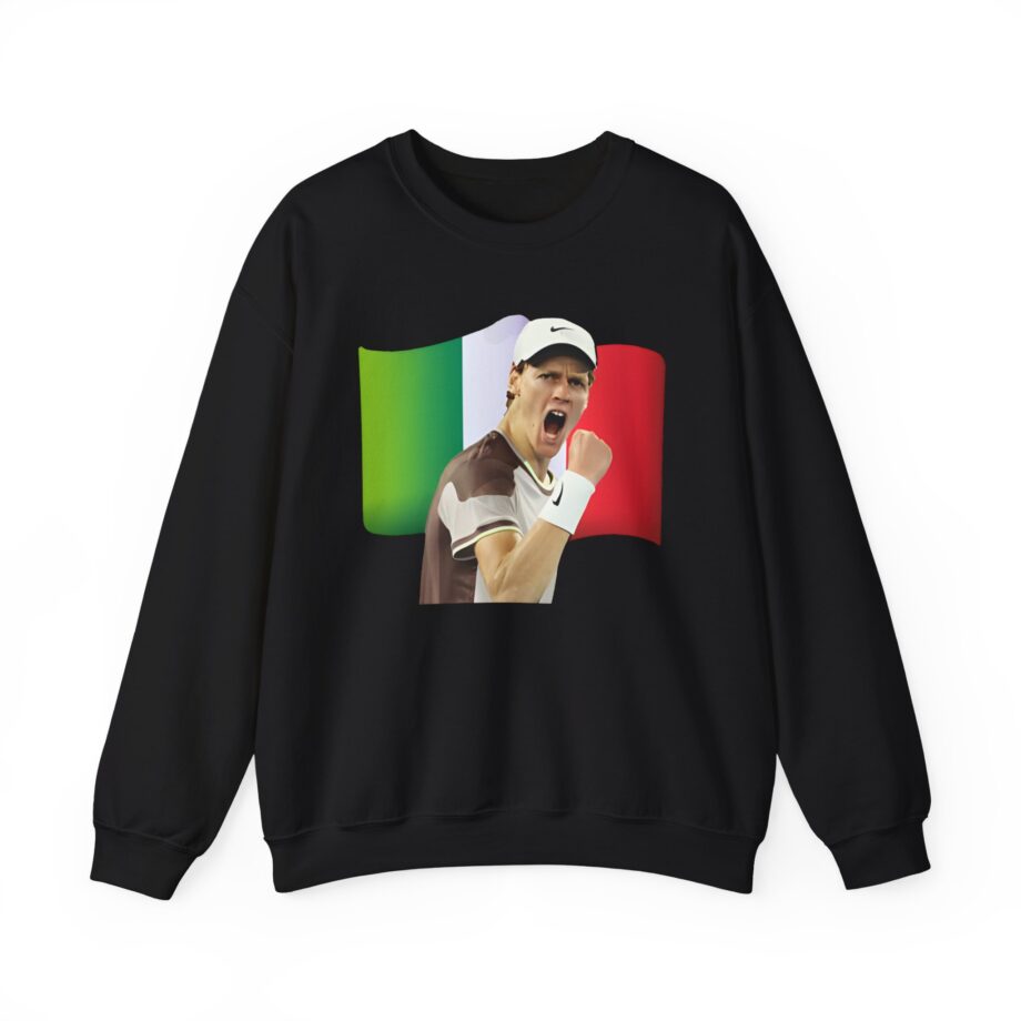 Jannik Sinner Italian Tennis Star Fan Unisex Heavy Blend Crewneck Sweatshirt