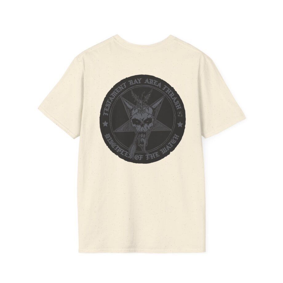 Testament Bay Area Thrash Blackout Unisex Softstyle T-Shirt