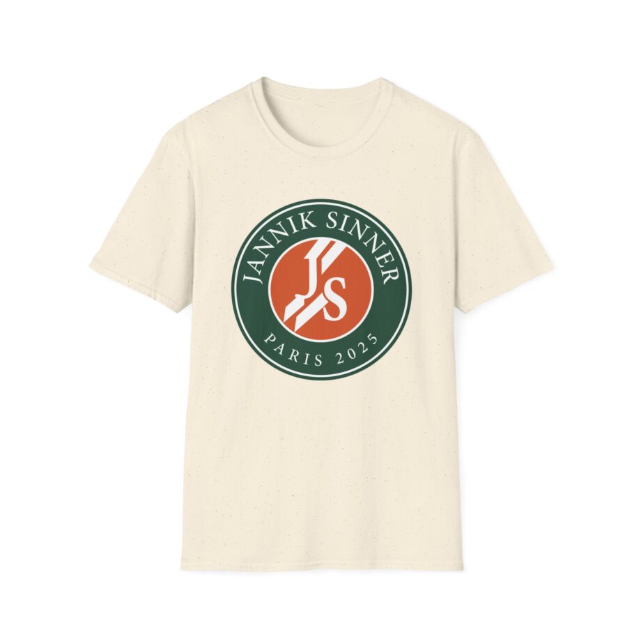 Jannik Sinner Paris 2025  Unisex Softstyle T-Shirt