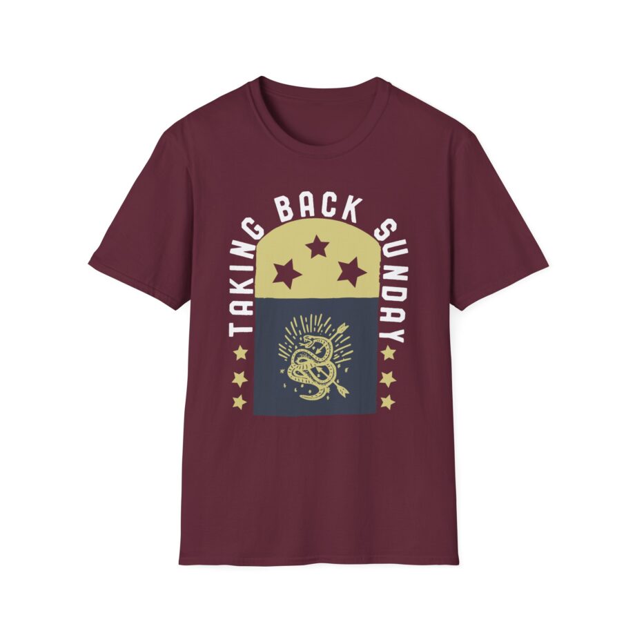 Taking Back Sunday Star Flag Unisex Softstyle T-shirt