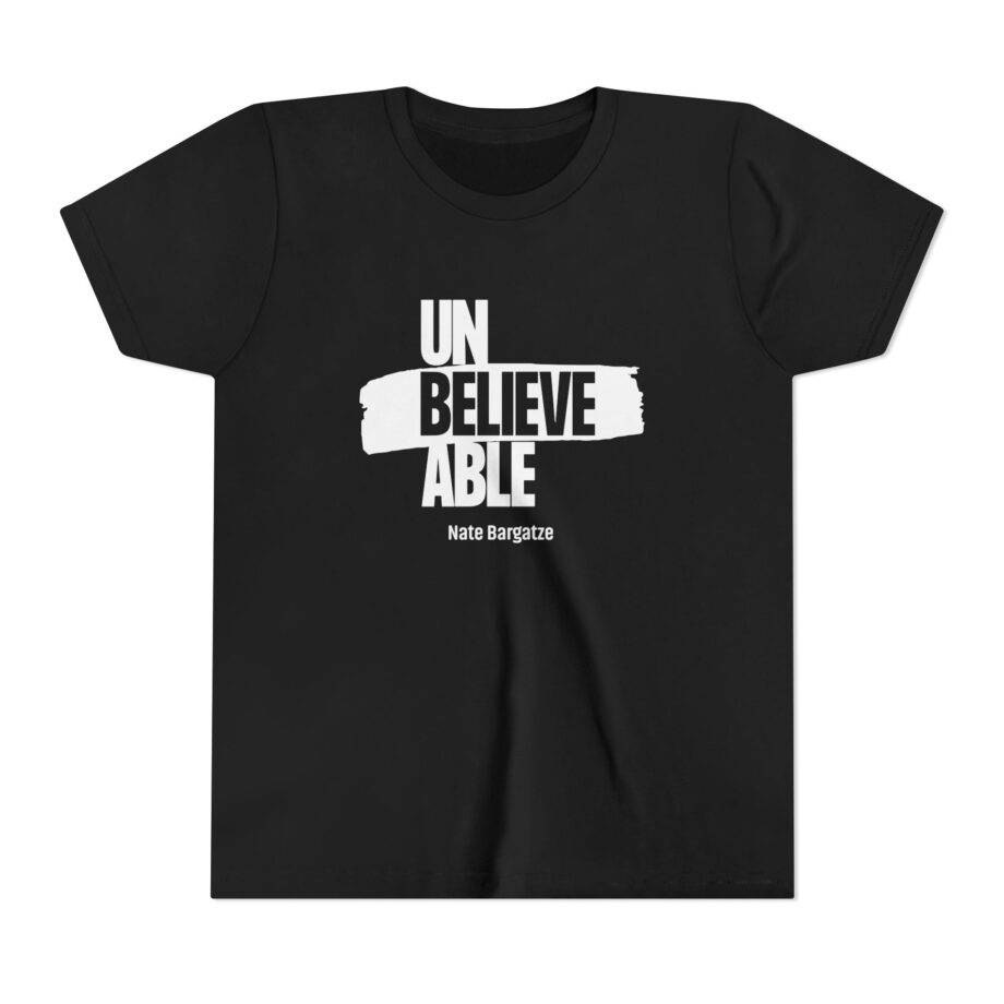 Nate Bargatze  Unbelievable Youth Short Sleeve Tee