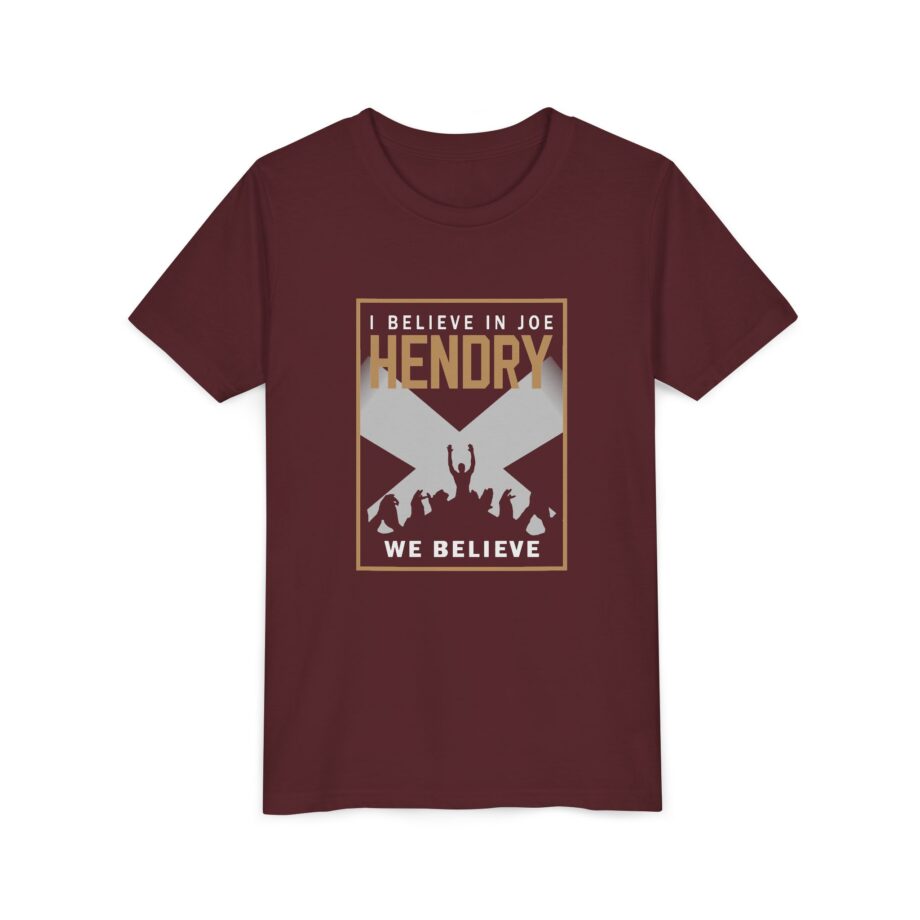 I Believe in Joe Hendry Youth Short Sleeve Tee
