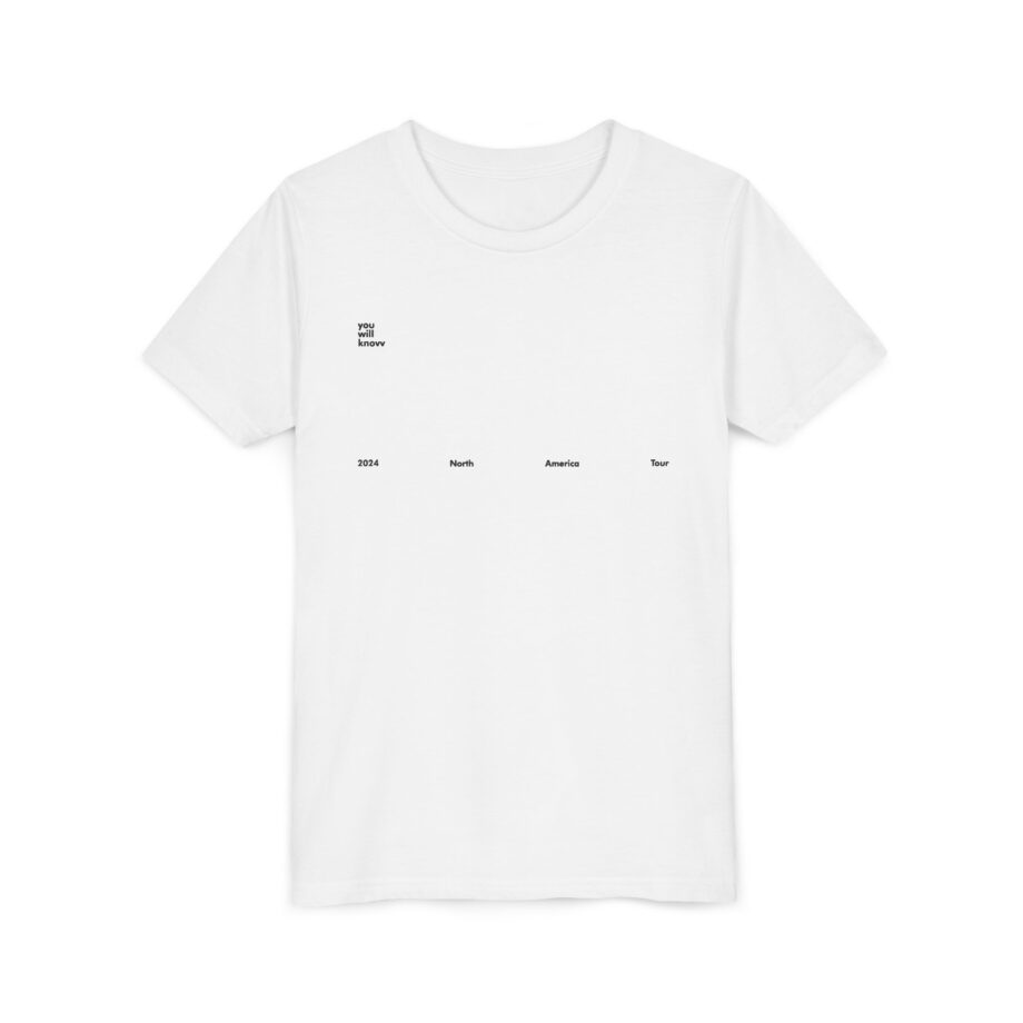 Wave to Earth 0.03 NA Tour Youth Short Sleeve Tee