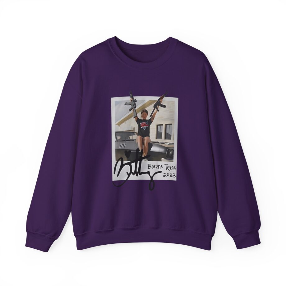 Roman Atwood Brittney in Texas Unisex Heavy Blend Crewneck Sweatshirt