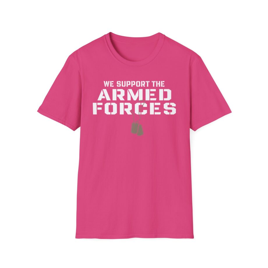 Valuetainment We Support the Armed Forces Unisex Softstyle T-shirt