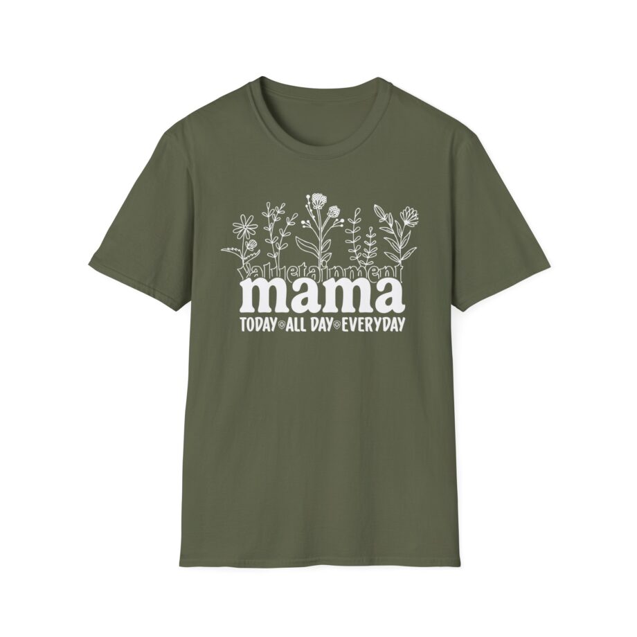 Valuetainment Future Looks Bright Lilac Everyday Vt Mama Unisex Softstyle T-shirt