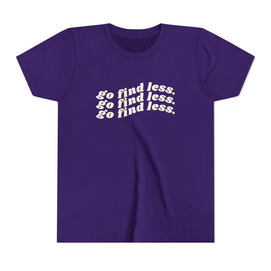 Elyse Myers Go Find Less Youth Short Sleeve Tee
