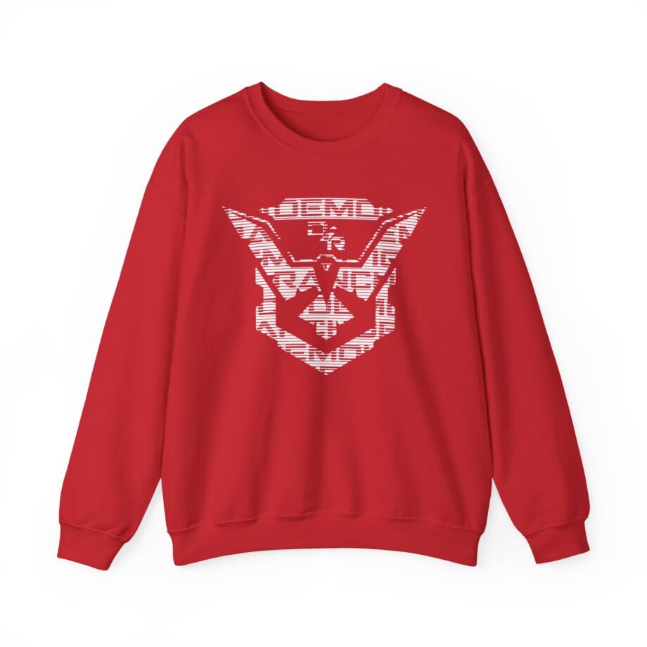 Demolition Ranch Demo Glitch Shield Unisex Heavy Blend Crewneck Sweatshirt