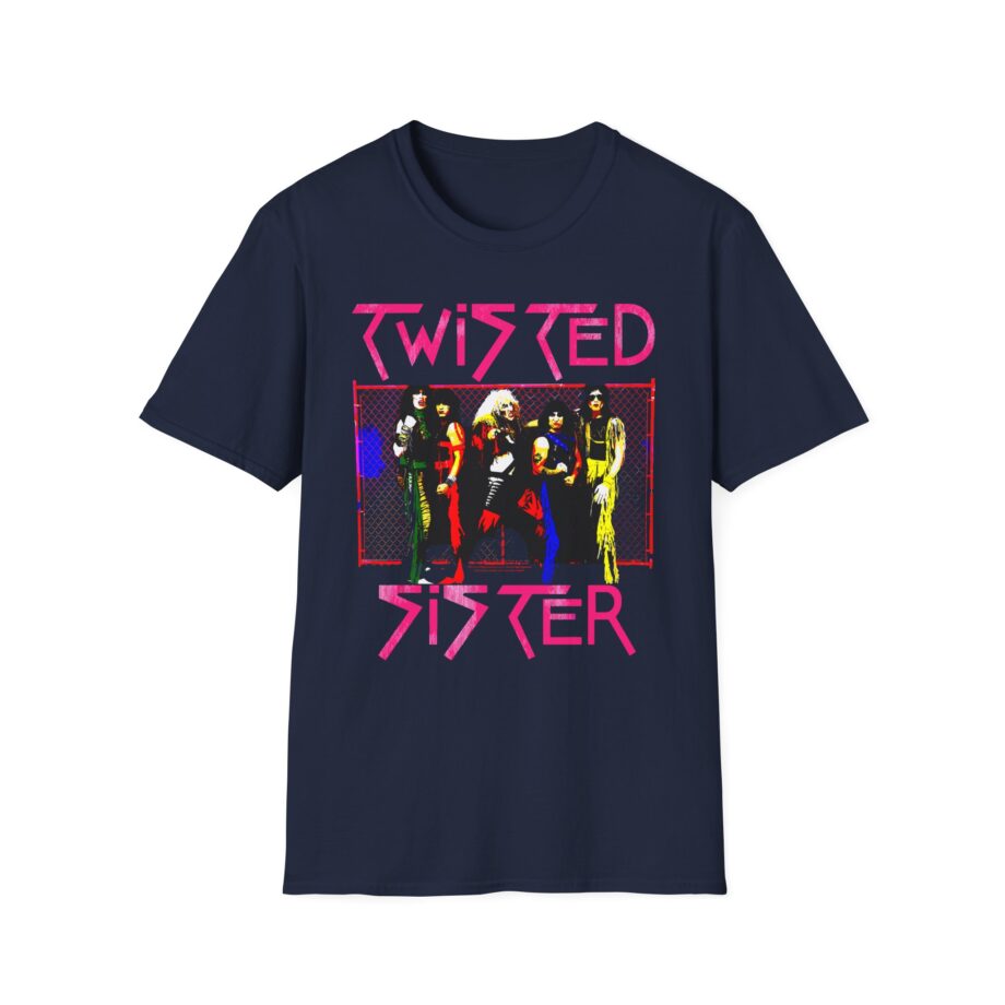 Vintage Group Photo Twisted Sister Unisex Softstyle T-shirt