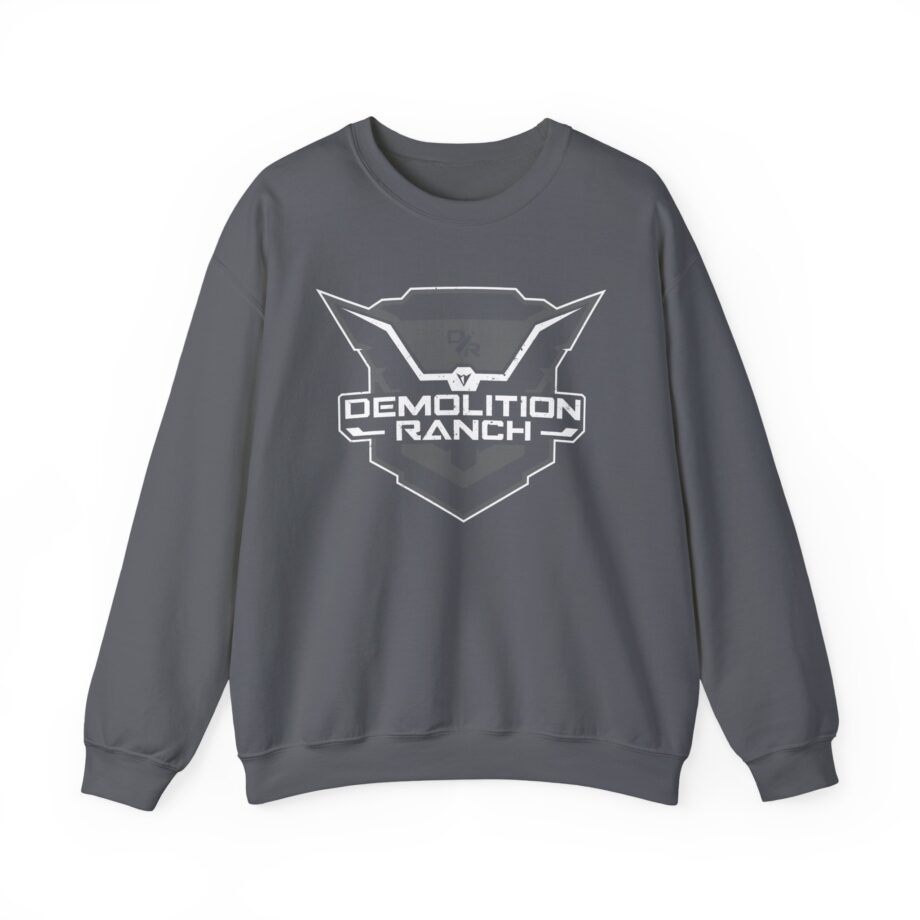 Monochrome Shield Unisex Heavy Blend Crewneck Sweatshirt