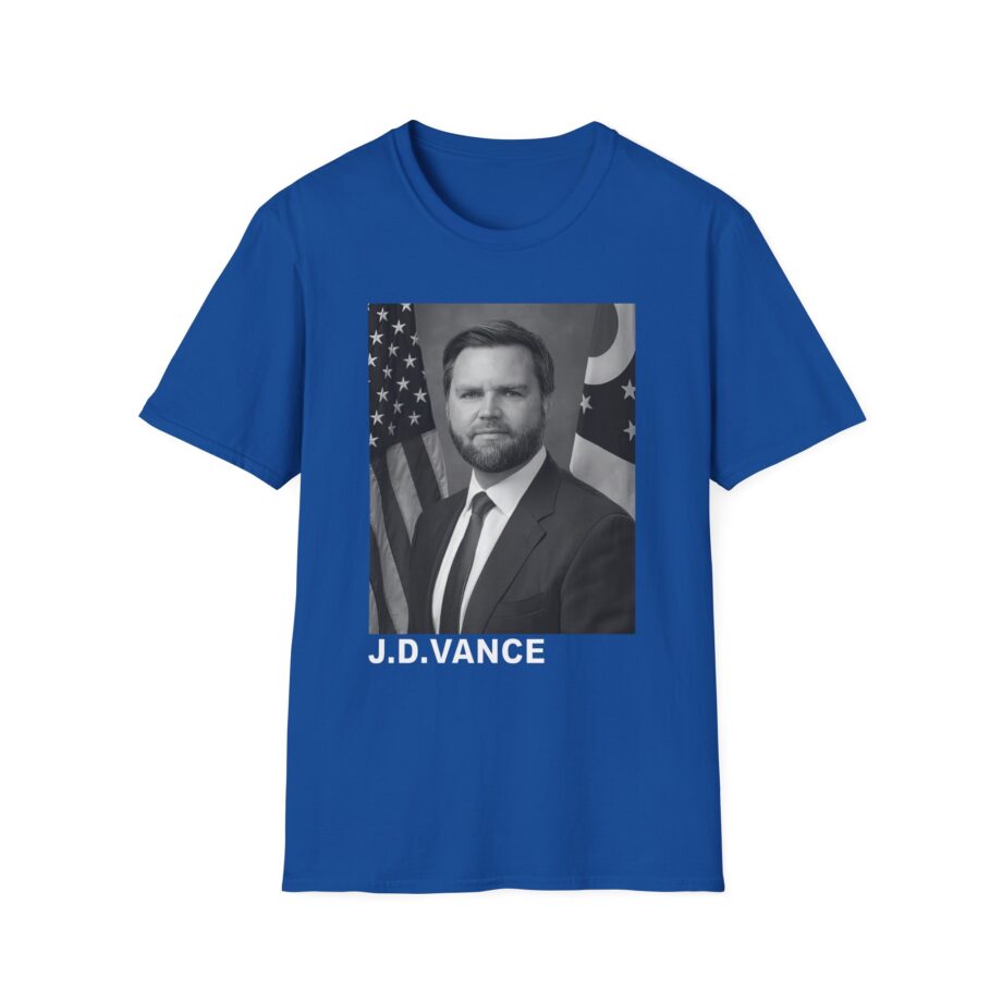 Jd Vance Portrait Pro Unisex Softstyle T-shirt