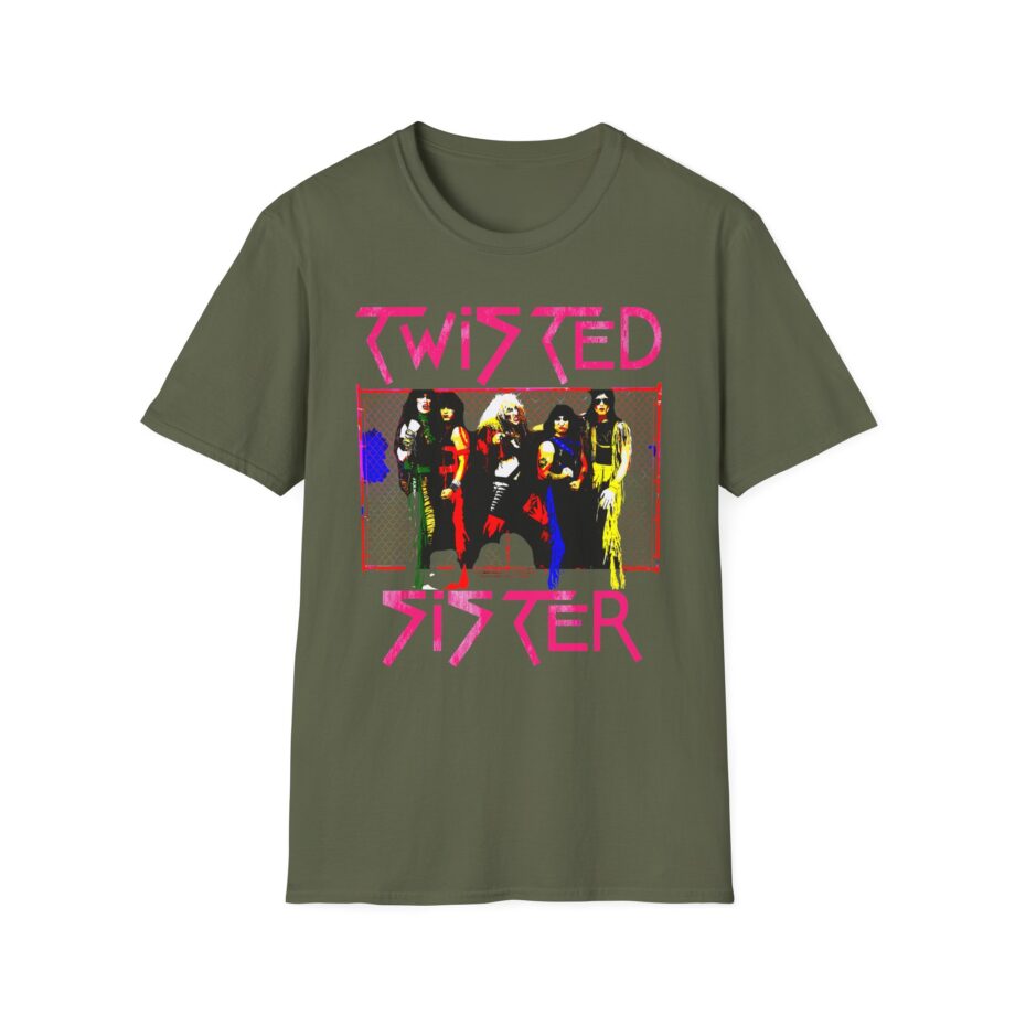Vintage Group Photo Twisted Sister Unisex Softstyle T-shirt