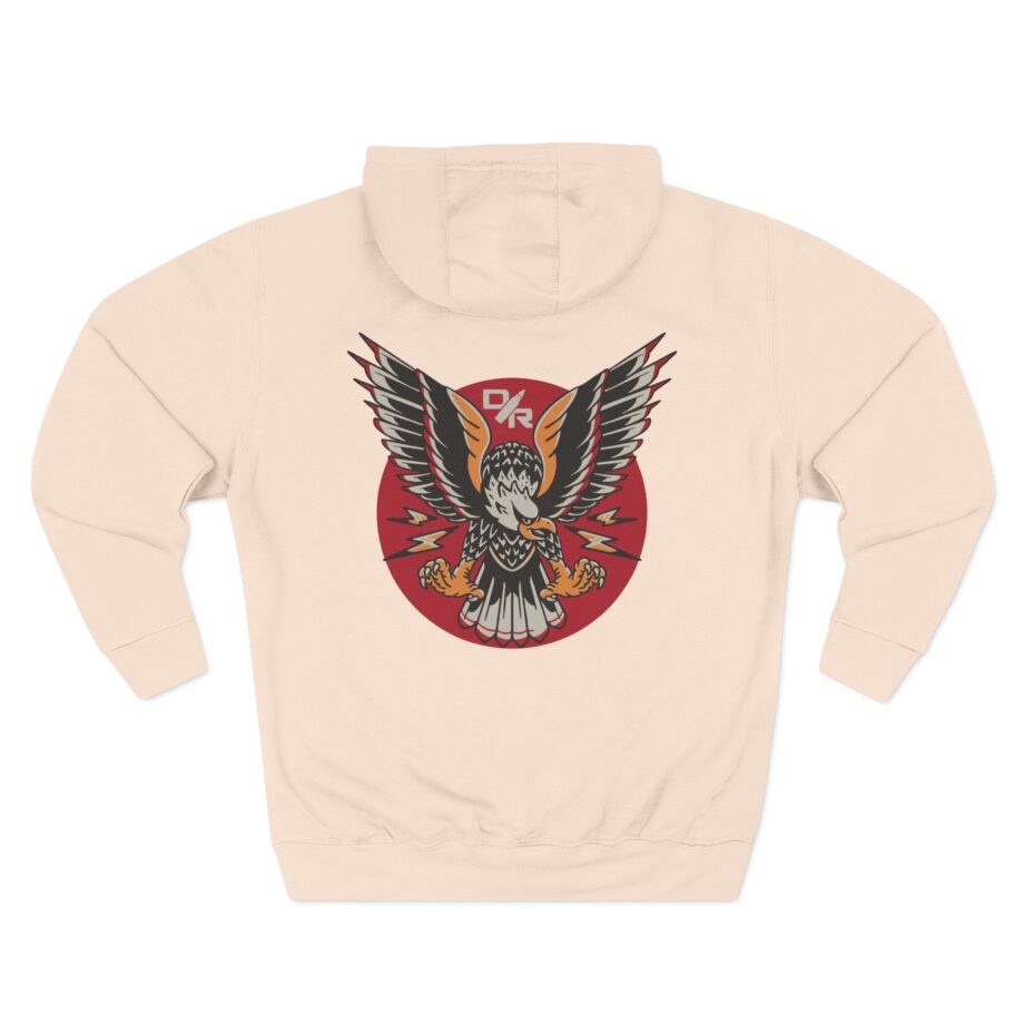 Demolition Ranch Demo Tattoo Eagle Three-Panel Fleece Hoodie