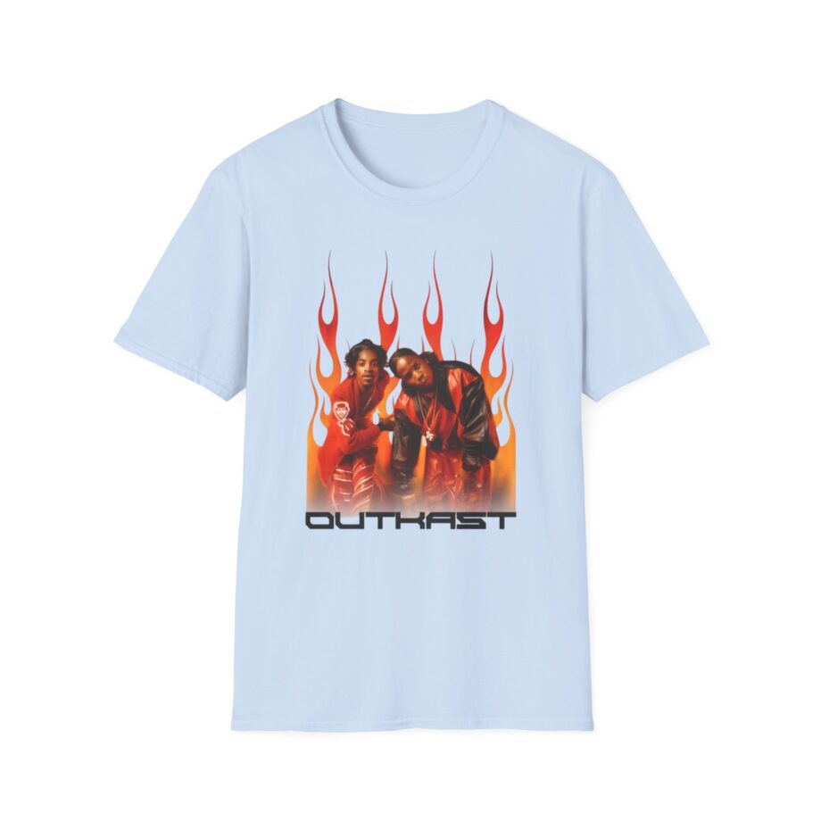 Outkast Outkast Flames Unisex Softstyle T-shirt