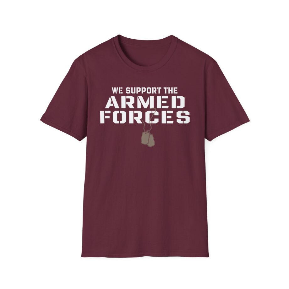 Valuetainment We Support the Armed Forces Unisex Softstyle T-shirt