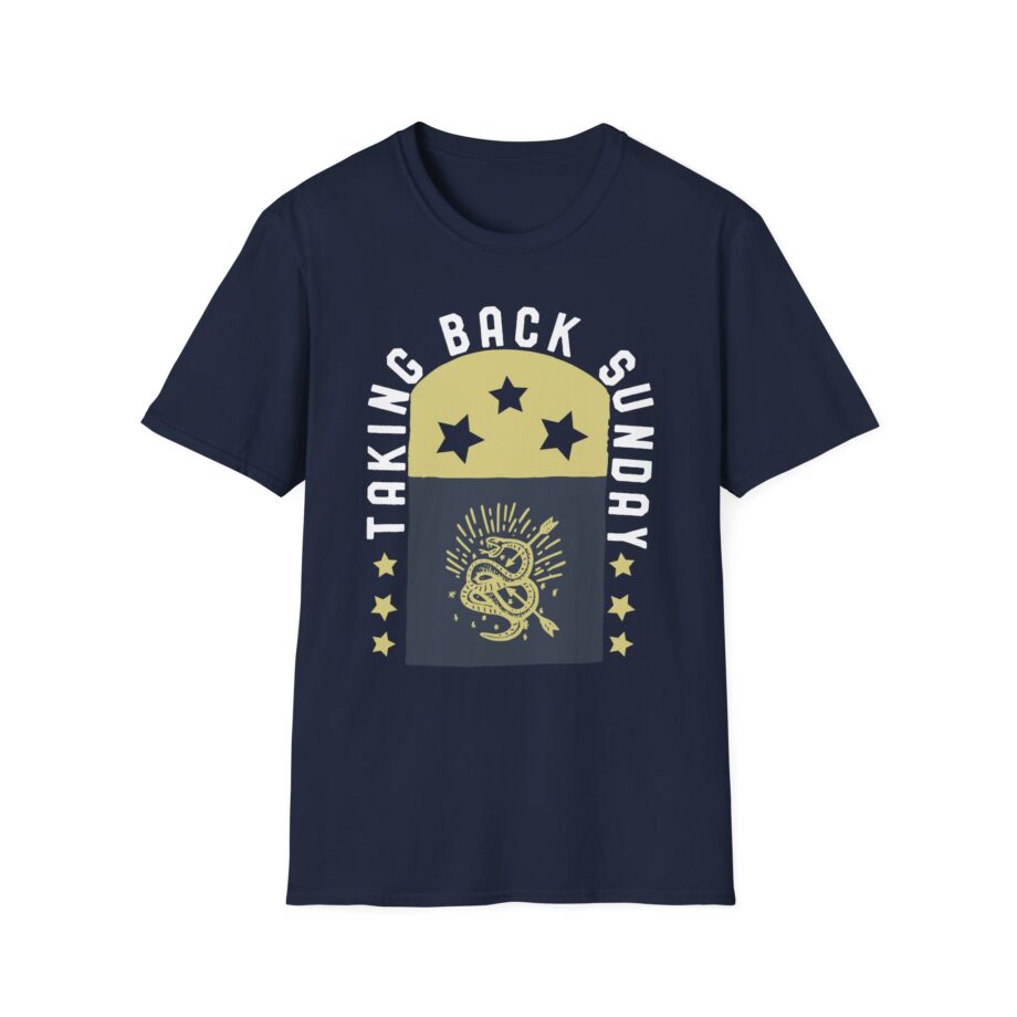 Taking Back Sunday Star Flag Unisex Softstyle T-shirt