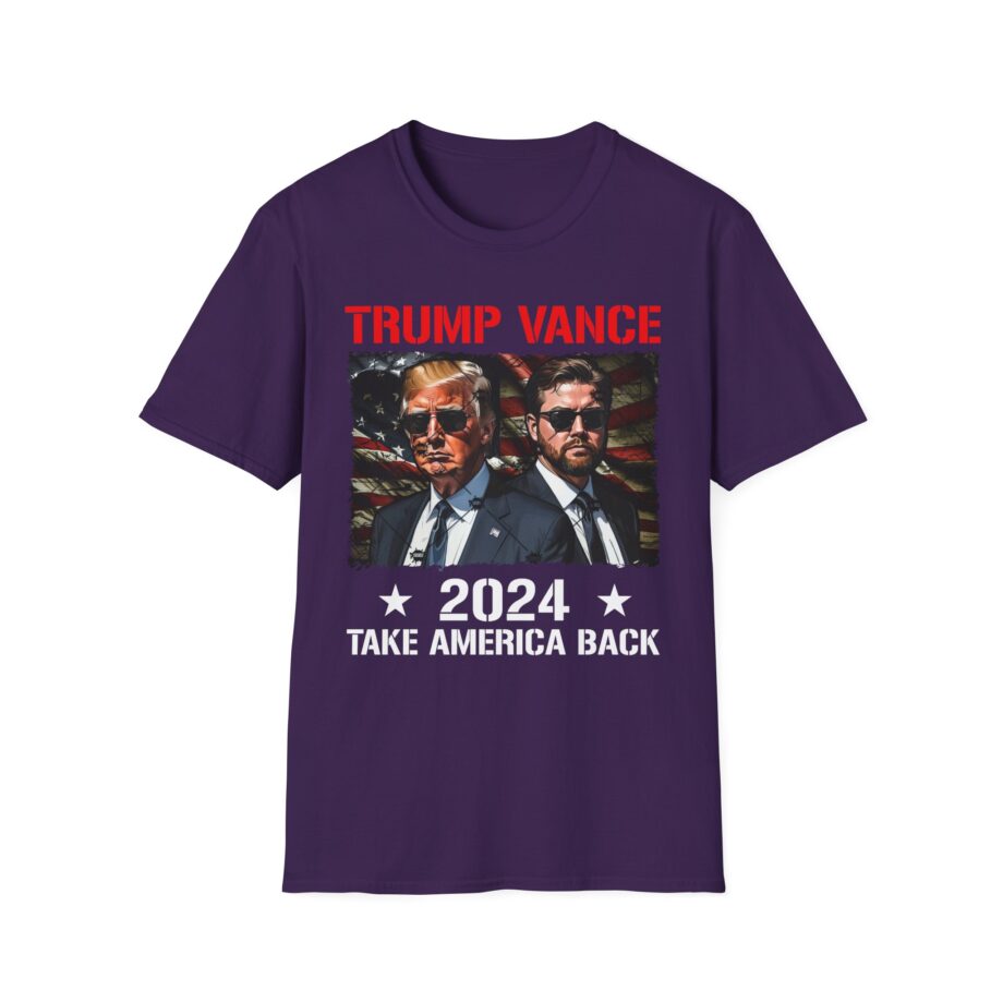 Donald Trump J.d. Vance Take America Back Unisex Softstyle T-shirt