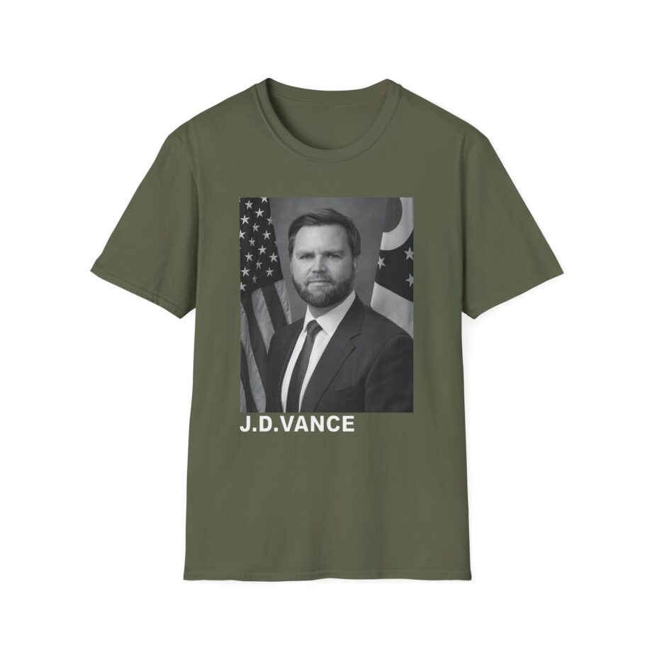 Jd Vance Portrait Pro Unisex Softstyle T-shirt