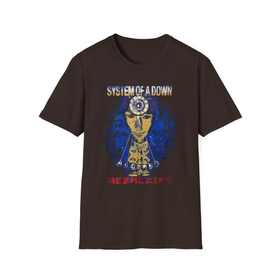 System of a Down Mezmerize Faded Cover Unisex Softstyle T-Shirt