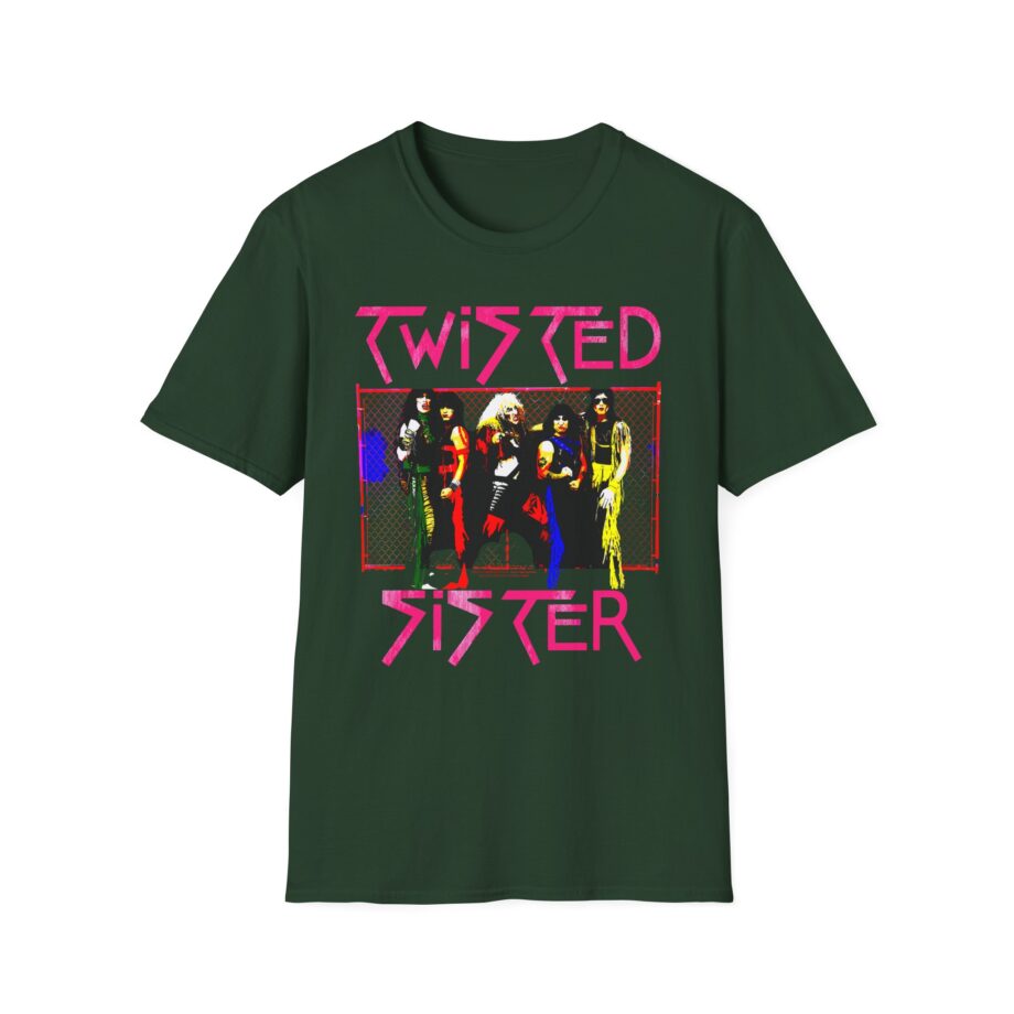 Vintage Group Photo Twisted Sister Unisex Softstyle T-shirt