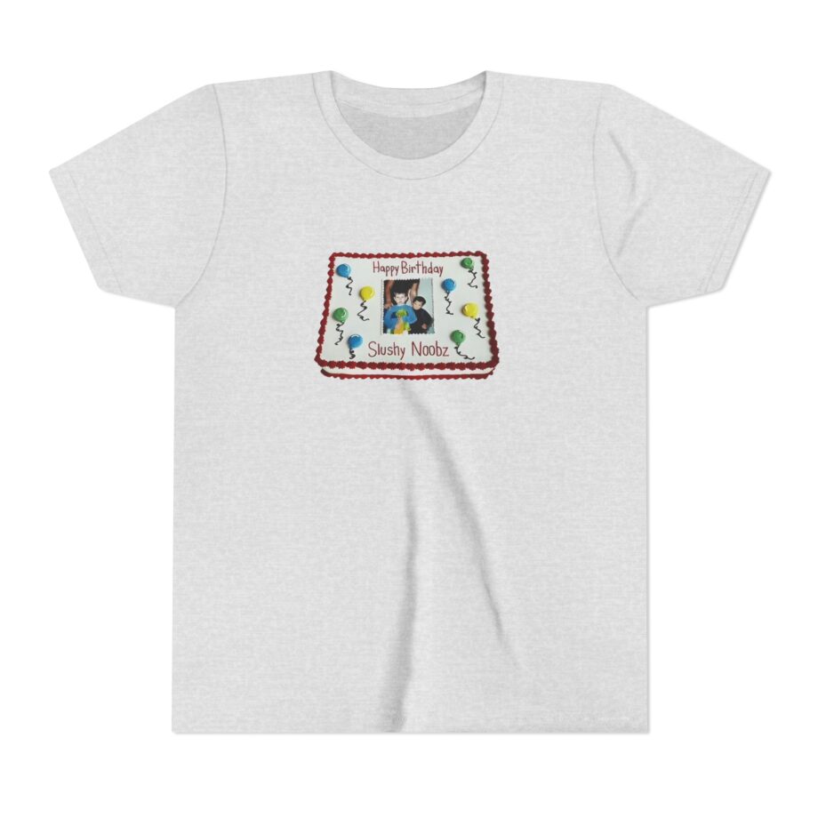 Birthday Cake Slushy Noobz Youth Short Sleeve Tee