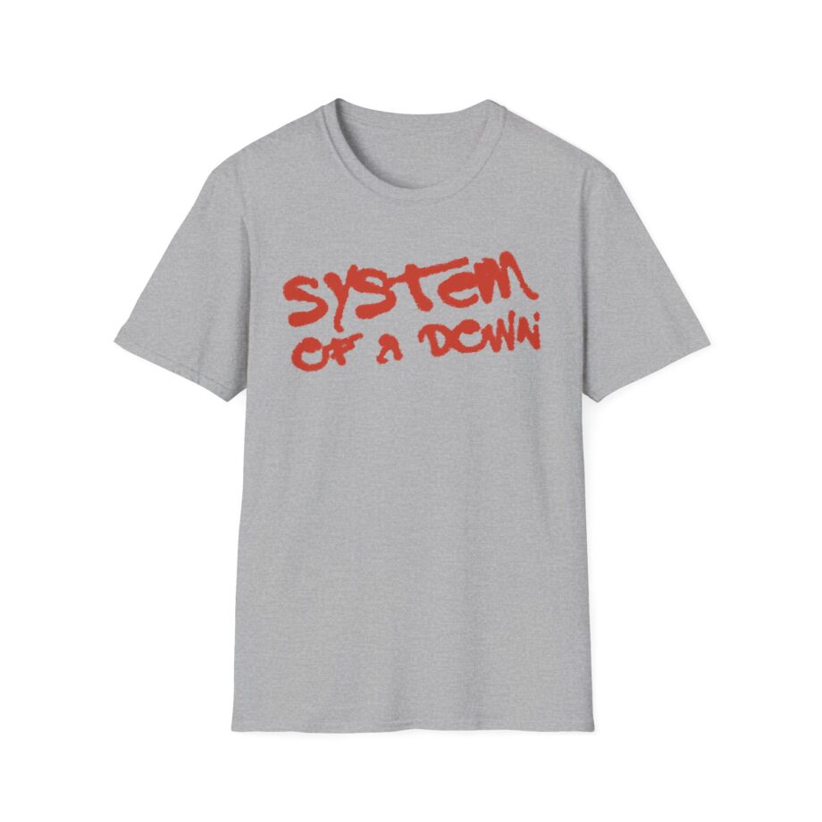 System of a Down Puff Script Unisex Softstyle T-Shirt