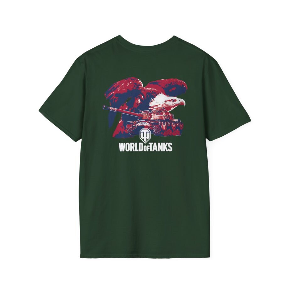 World of Tank Wot July 4th Eagle Unisex Softstyle T-Shirt