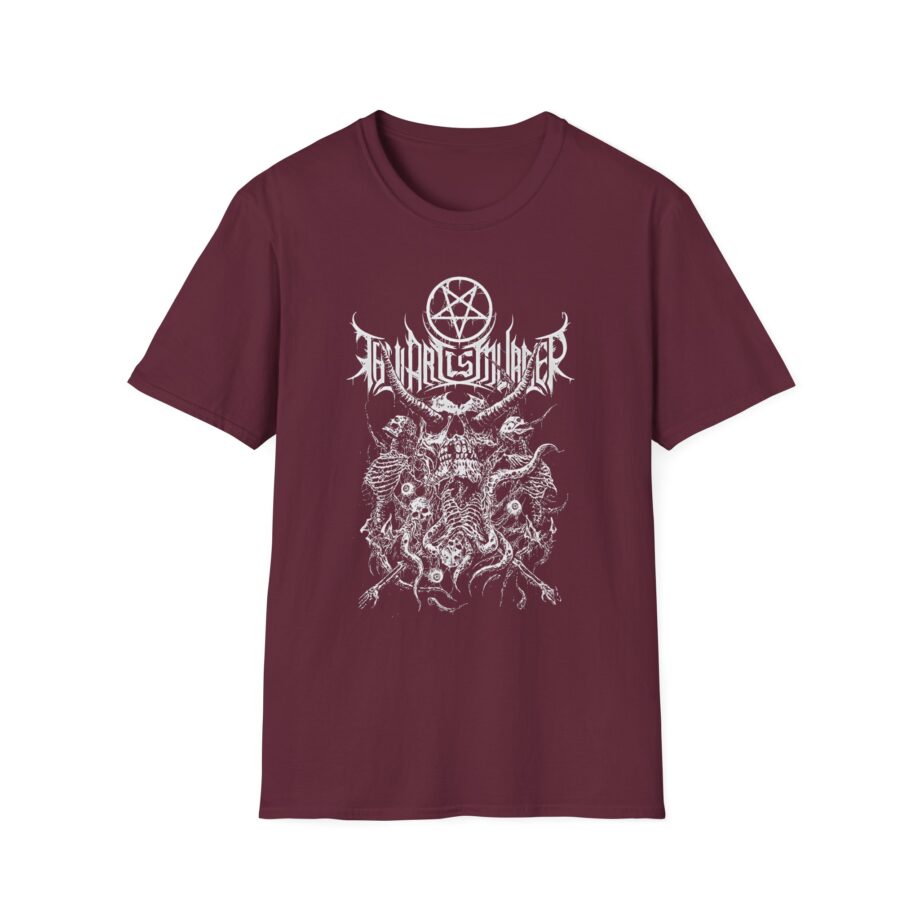 Thy Art is Murders Riddick Skull Pile Unisex Softstyle T-shirt