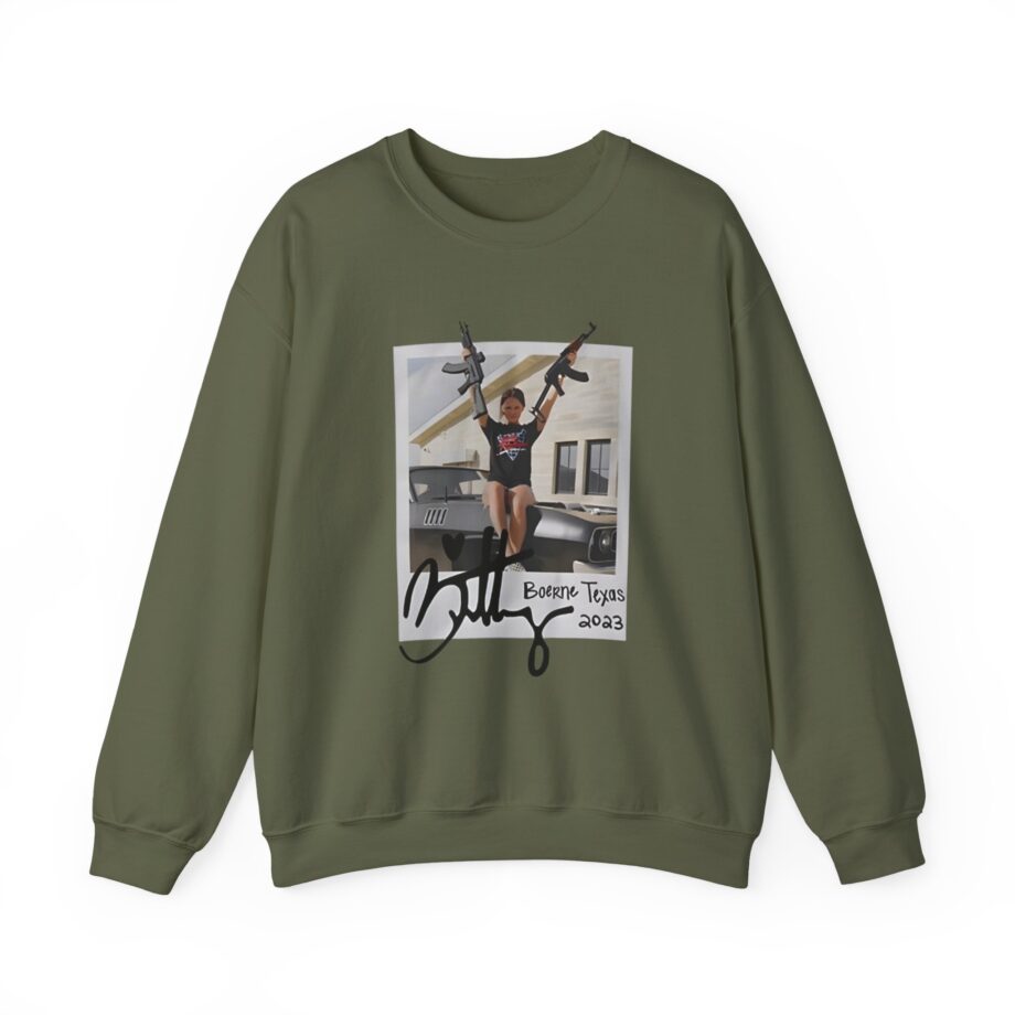 Roman Atwood Brittney in Texas Unisex Heavy Blend Crewneck Sweatshirt