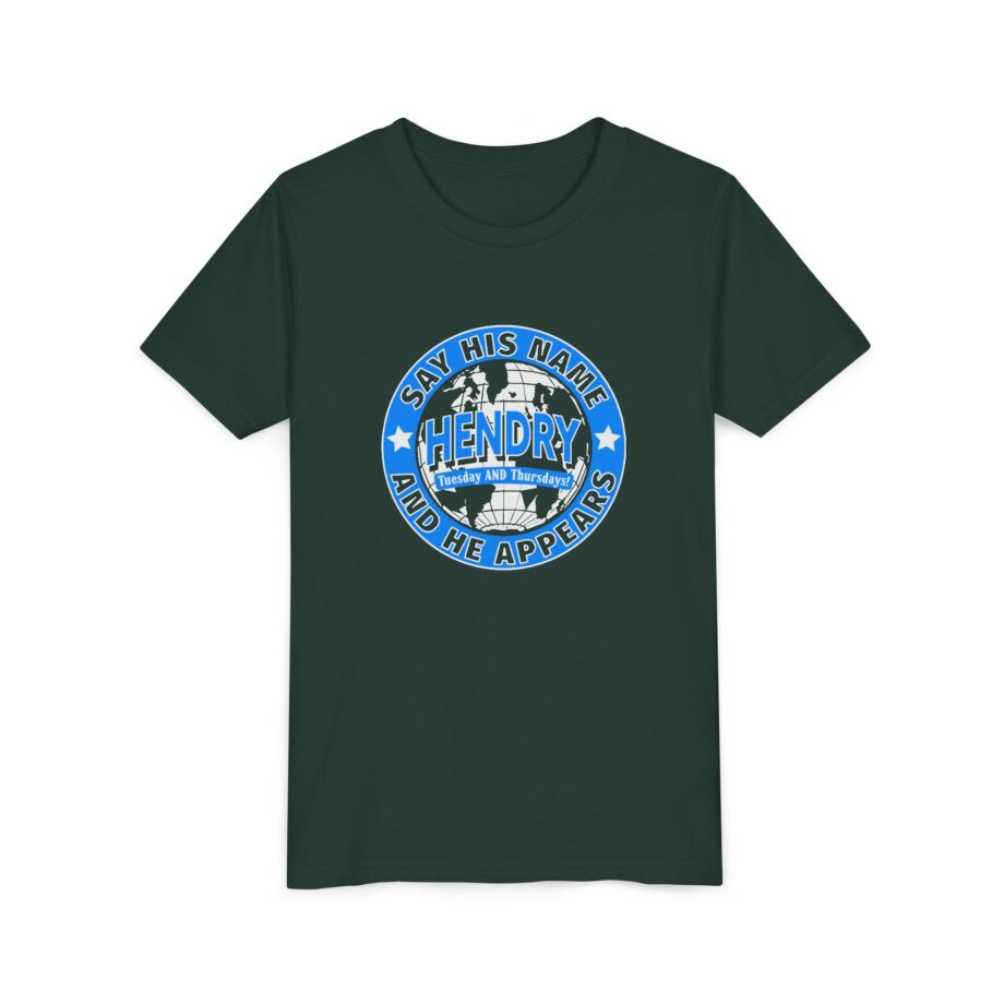 Say His Name Joe Hendry Youth Short Sleeve Tee