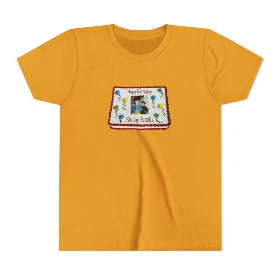 Birthday Cake Slushy Noobz Youth Short Sleeve Tee