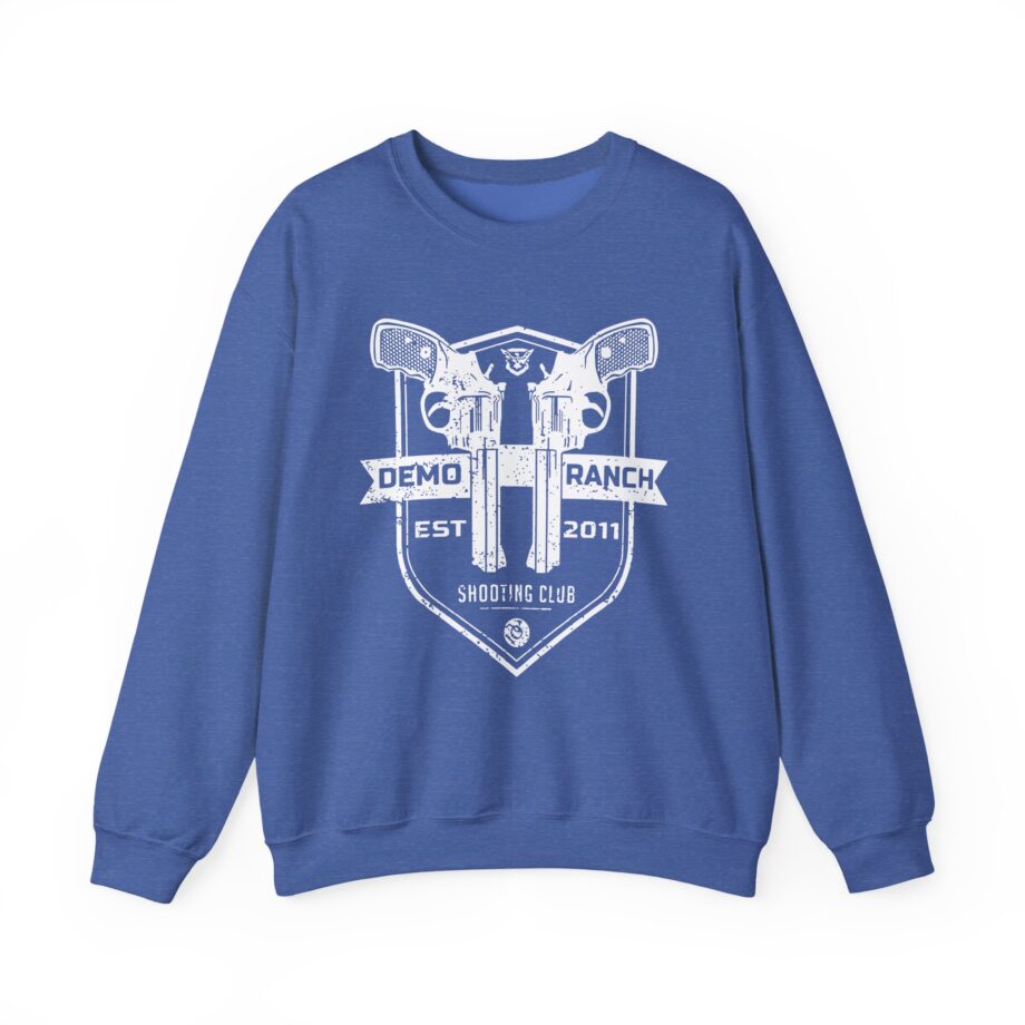 Demo Ranch Shooting Club Pocket Unisex Heavy Blend Crewneck Sweatshirt