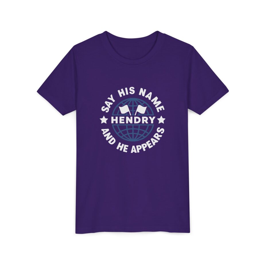 Say His Name Joe Hendry Youth Short Sleeve Tee