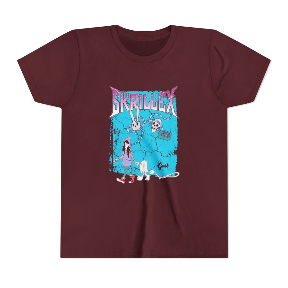Skrillex Gost Album Cover Youth Short Sleeve Tee