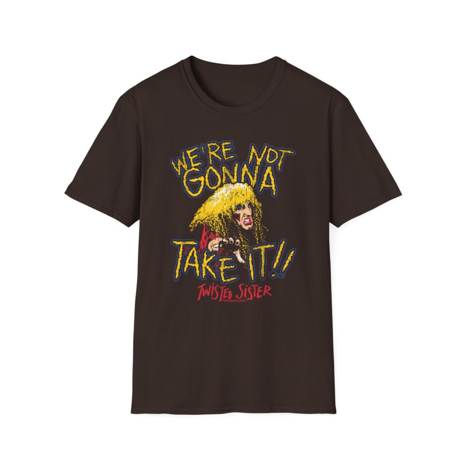 Twisted Sister We're Not Gonna Take It Unisex Softstyle T-shirt