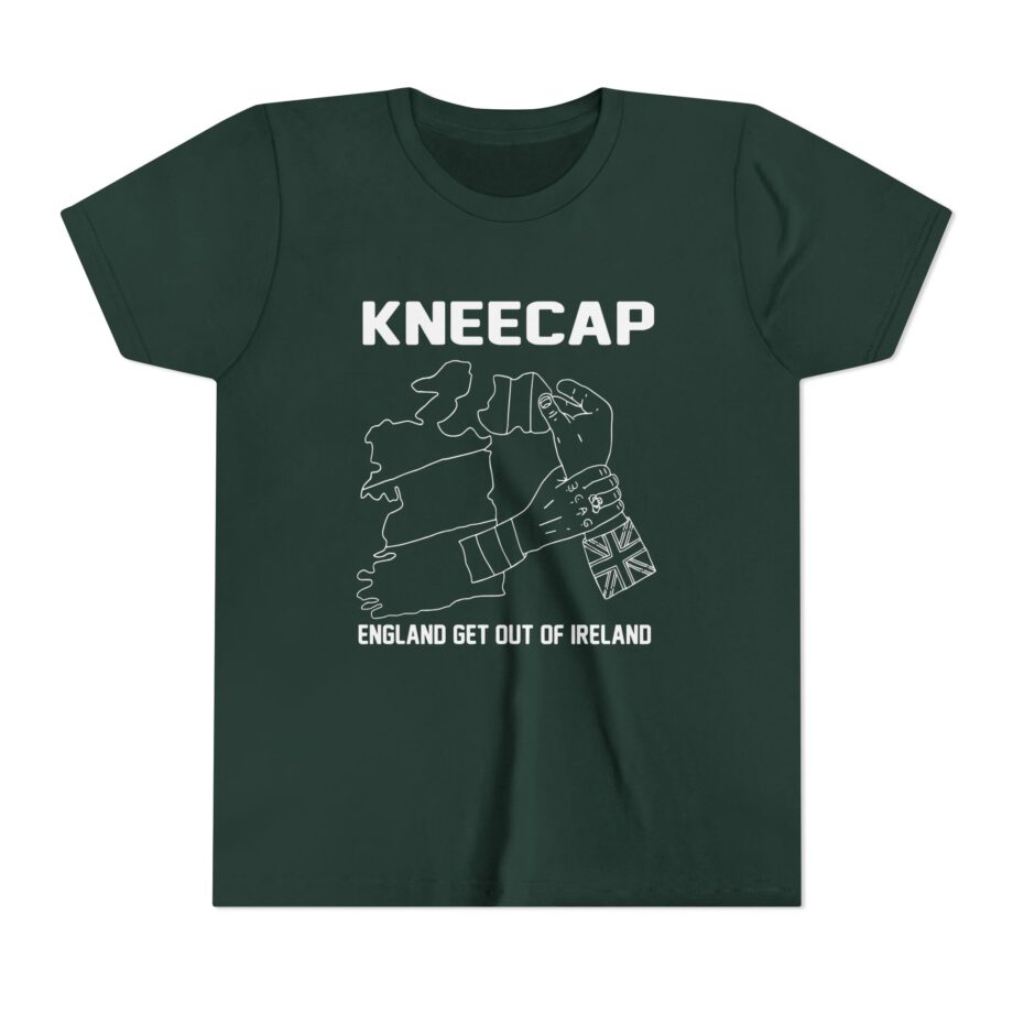 Kneecap England Get Out of Ireland Youth Short Sleeve Tee