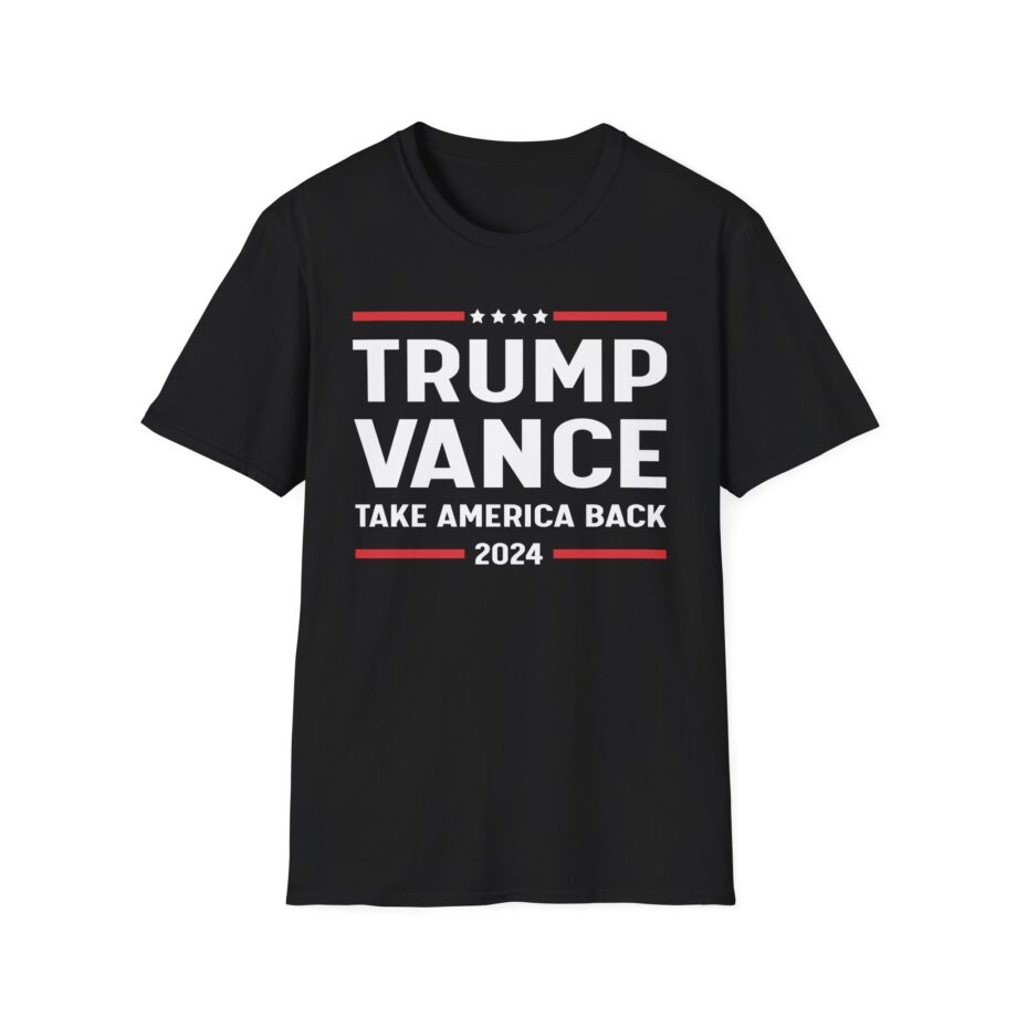 Support Trump Vance 2024 With This Take America Back Unisex Softstyle T-shirt