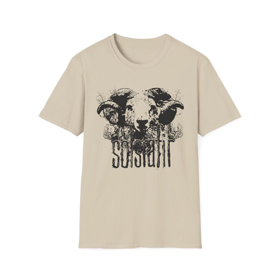Solstafir Ram Olive Unisex Softstyle T-Shirt
