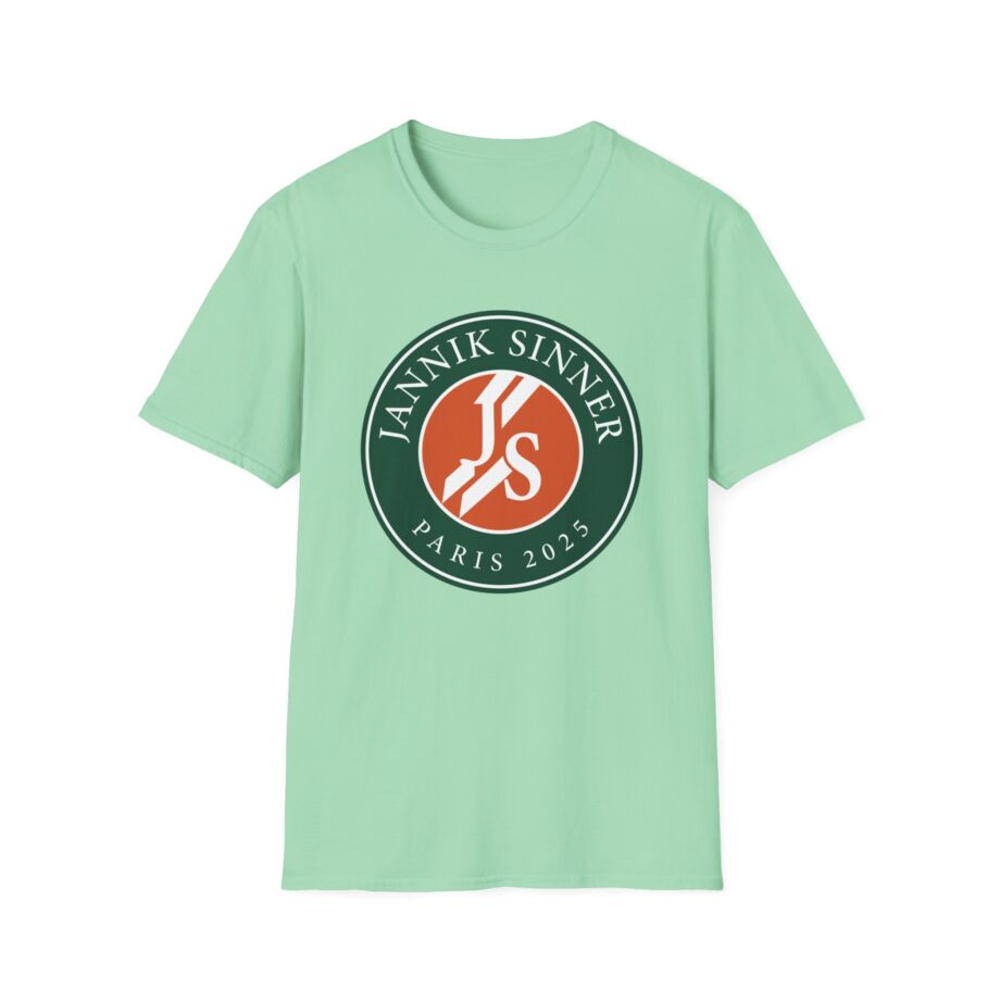 Jannik Sinner Paris 2025  Unisex Softstyle T-Shirt