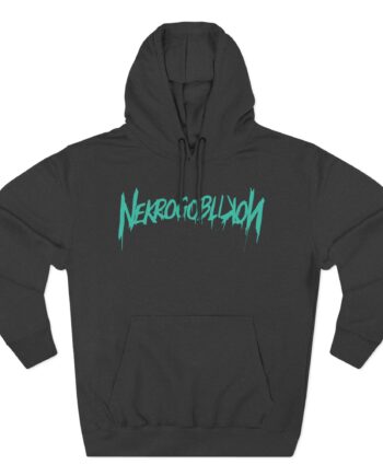 Nekrogoblikon Goblin Mode Crystal Wash Three-Panel Fleece Hoodie