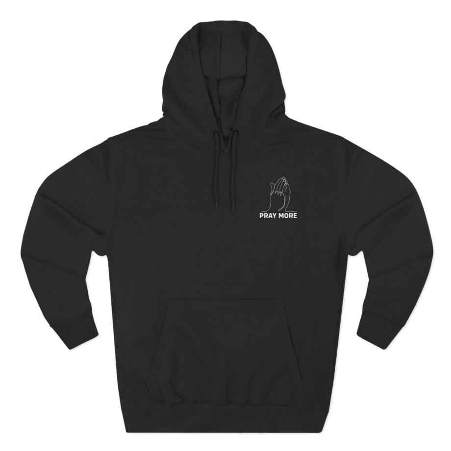 Roman Atwood Pray More Three-Panel Fleece Hoodie