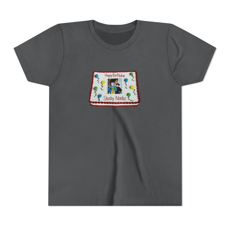 Birthday Cake Slushy Noobz Youth Short Sleeve Tee