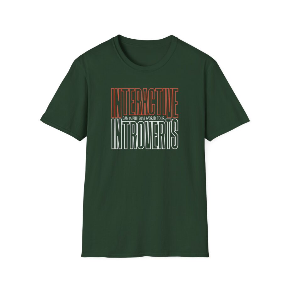 Dan and Phil Interactive Introverts Unisex Softstyle T-Shirt