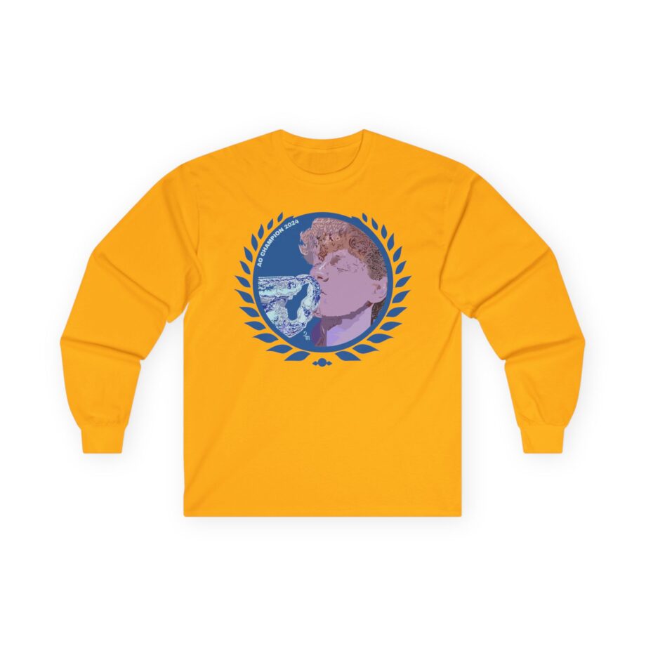 Jannik Sinner AO Champion Unisex Ultra Cotton Long Sleeve Tee
