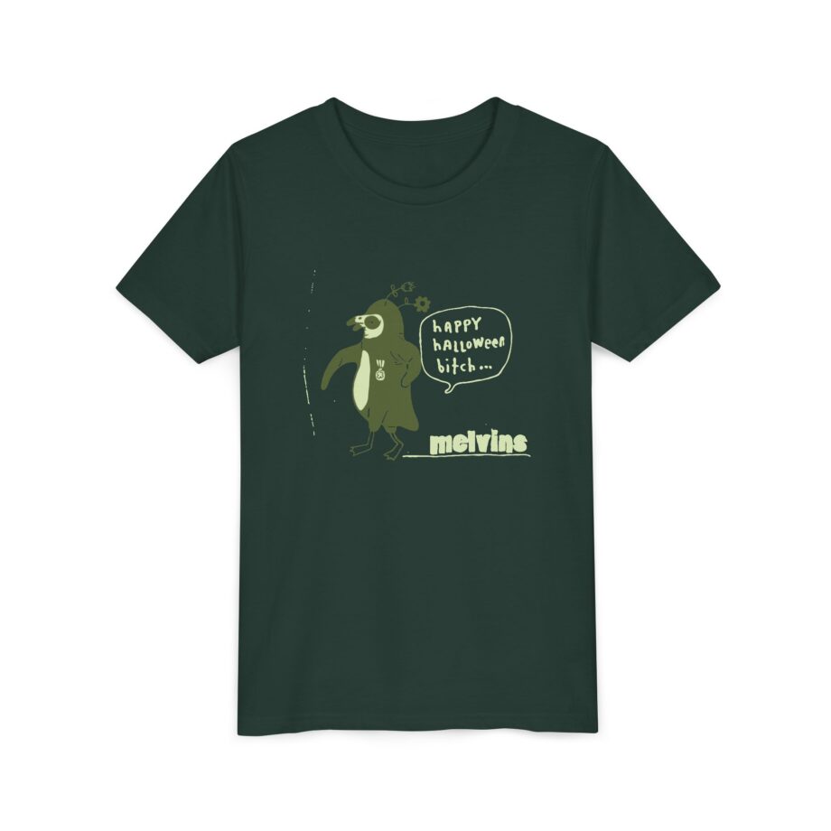Melvins Happy Halloween Bitch Youth Short Sleeve Tee