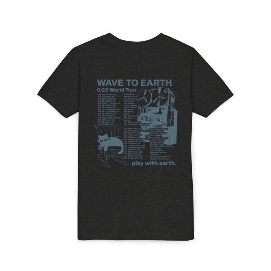 Wave to Earth 0.03 NA Tour Youth Short Sleeve Tee