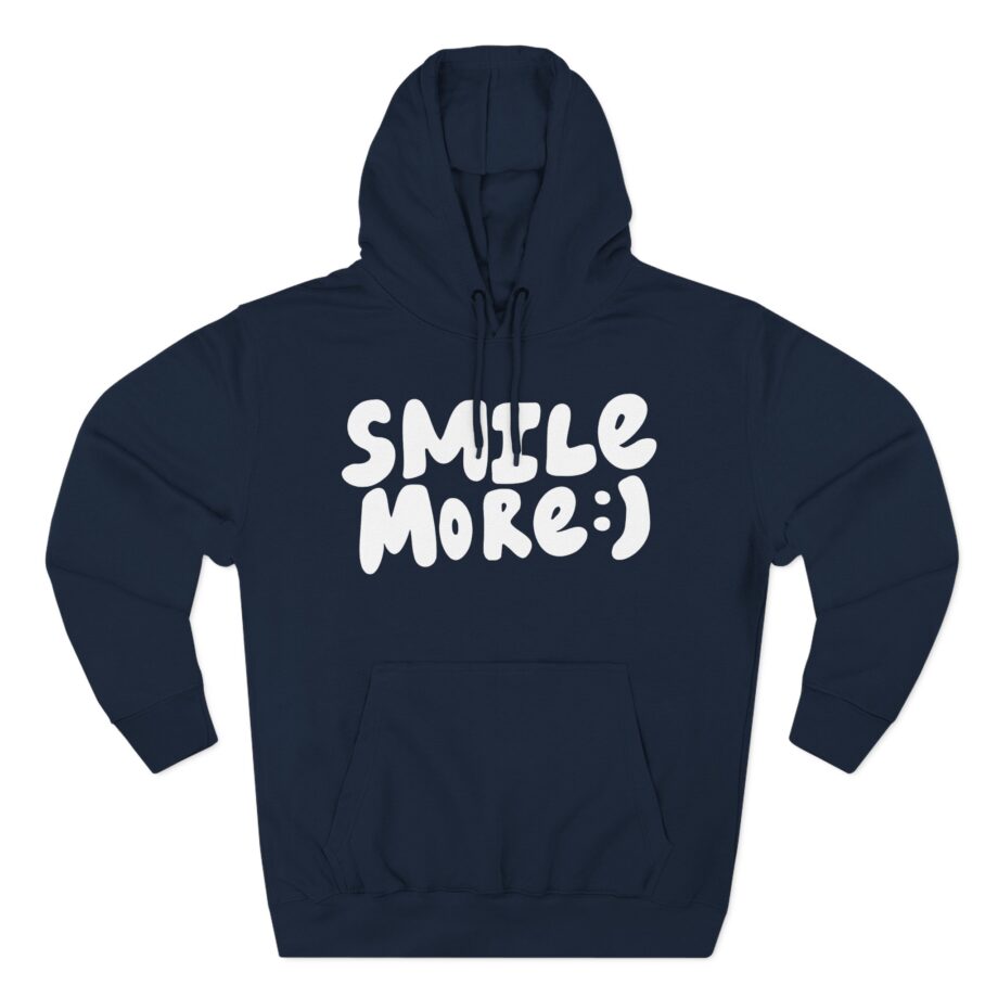Roman Atwood Smile More  Three-Panel Fleece Hoodie