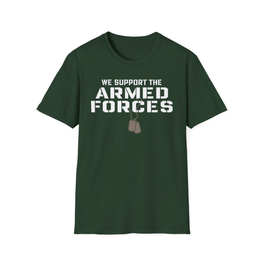 Valuetainment We Support the Armed Forces Unisex Softstyle T-shirt