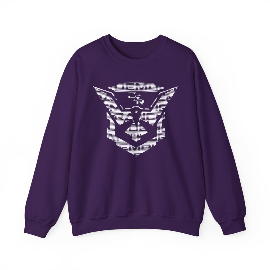 Demolition Ranch Demo Glitch Shield Unisex Heavy Blend Crewneck Sweatshirt